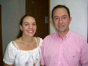 Ximena Escobar y Leonardo Echeverri