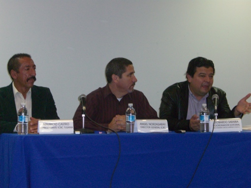 Mauricio Castro, Angel Norzagaray y Leobardo Sarabia